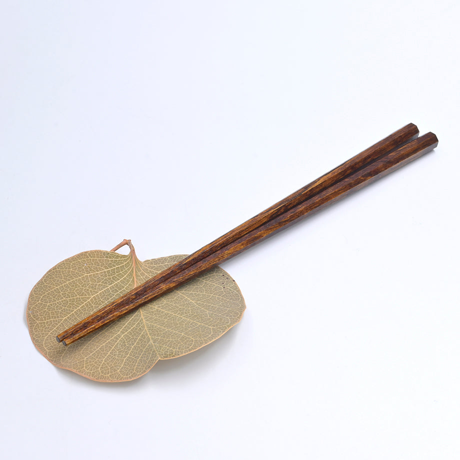 【屋中健洋】八角箸/カバ 21.5cm