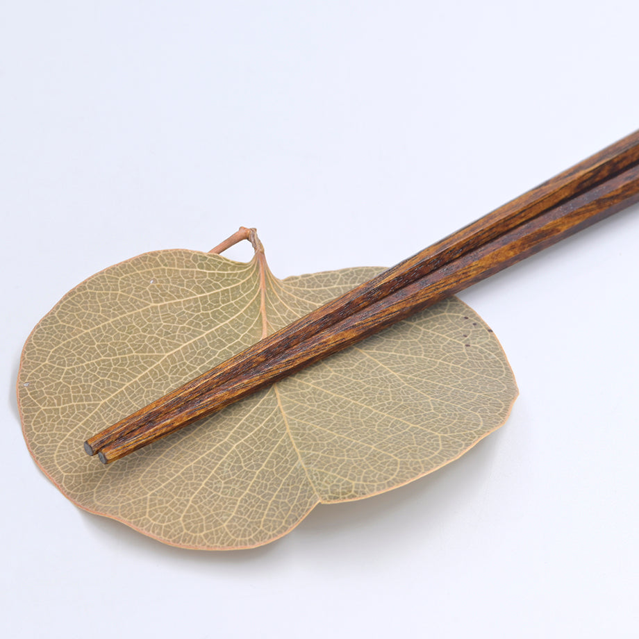 【屋中健洋】八角箸/カバ 21.5cm