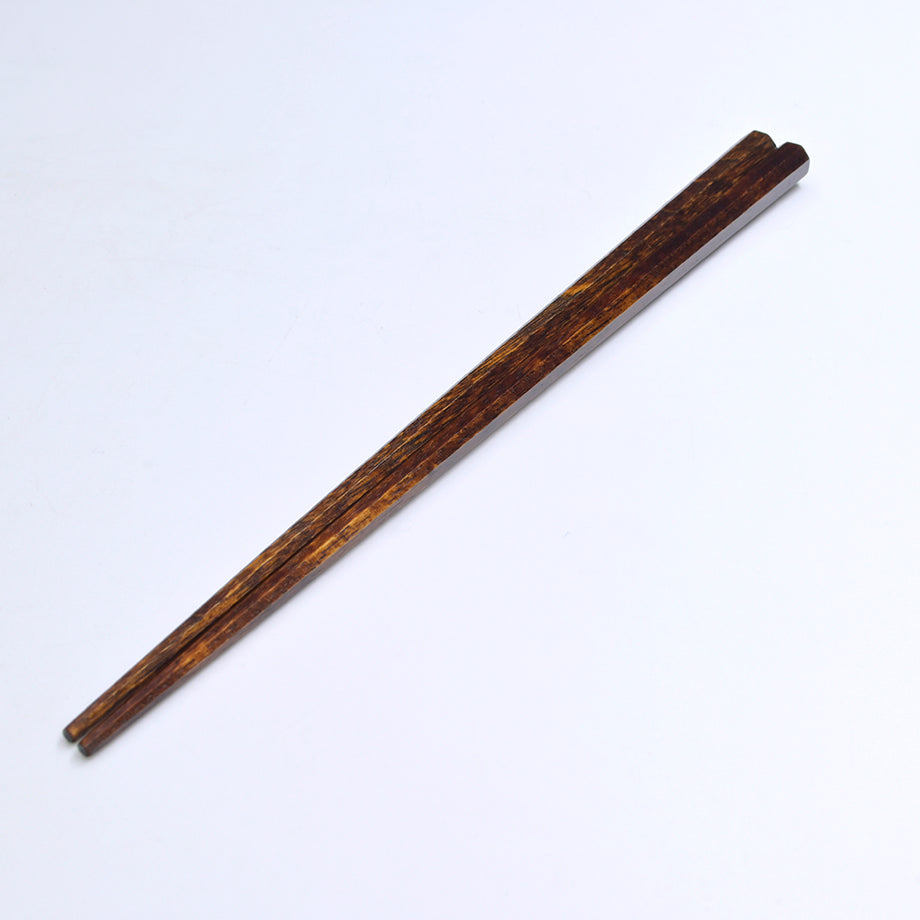 【屋中健洋】八角箸/カバ 23cm