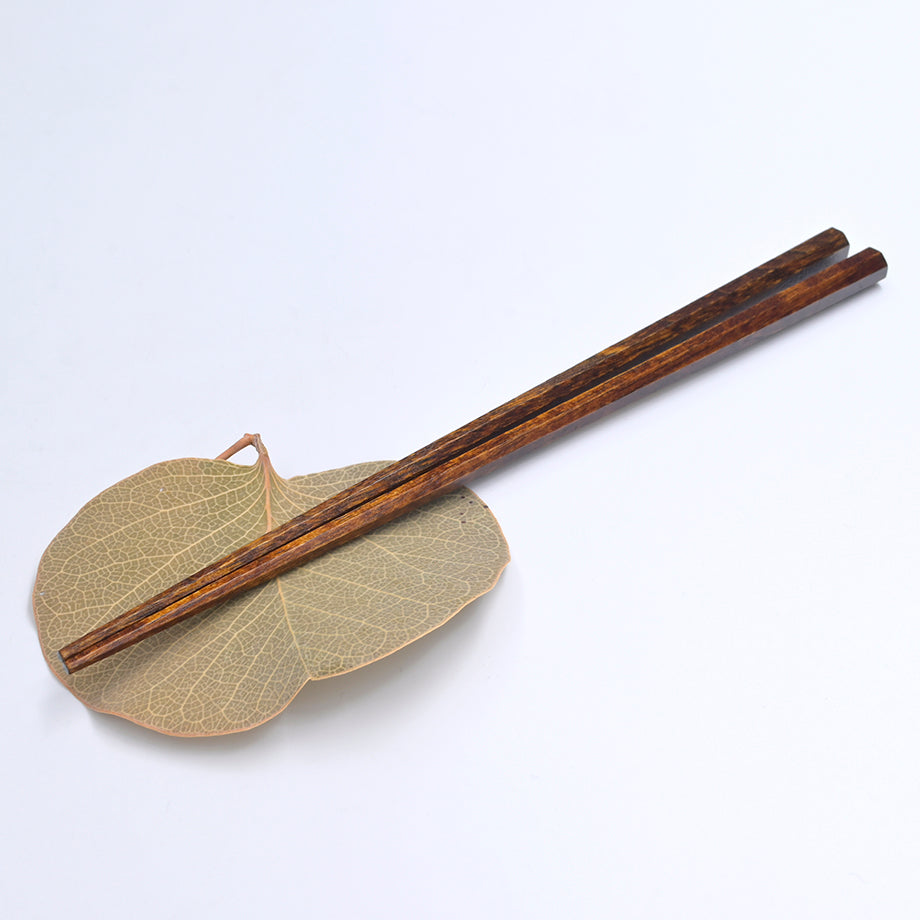 【屋中健洋】八角箸/カバ 23cm